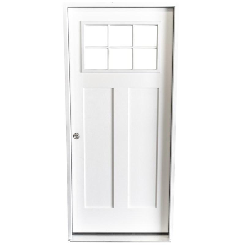 CRAFTSMAN ロンスプ金土日限定お値下げ 19500→18500 Craftsman 6-Lite Pre-Hung Door — MIDCO Building Products